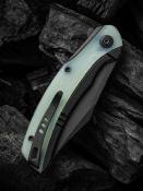 WE19022F4 Couteau We Knife Snick Jade G10/Titane Lame Acier CPM 20CV IKBS - Livraison Gratuite 