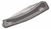 ZT0556 Couteau Zero Tolerance AUTO Lame Acier CPM-MagnaCut Acier Manche Titane/FCarbone Push Button USA - Livraison Gratuite