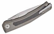 ZT0556 Couteau Zero Tolerance AUTO Lame Acier CPM-MagnaCut Acier Manche Titane/FCarbone Push Button USA - Livraison Gratuite
