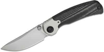 ZXFK03A6 Couteau Kizer Cutlery X-Series PIONEER Lame Drop Point Nitro-V Manche Micarta Noir Linerlock - Livraison Gratuite