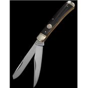 MR434 Couteau 2 Lames Marbles Trapper Acier D2 Manche Micarta - Livraison Gratuite