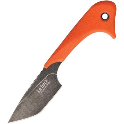 Couteau Outdoor Edge Le Duck Orange Acier 8Cr14 Etui ABS OELDB20 - Livraison Gratuite