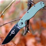 Couteau Ontario Rat II D2 Military Manche FRN OD Green Lame Acier D2 Linerlock ON8830OD - Free Shipping