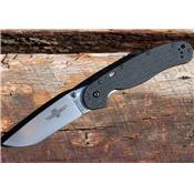 Couteau Ontario RAT1A SP A/O OD Lame Acier AUS-8 Manche Black G-10 ON8870 - Free Shipping