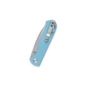 QS170B1 Couteau QSP Ferret | Lame Acier Nitro-V Stonewash | Manche G10 Sky Blue | Linerlock | Livraison Gratuite