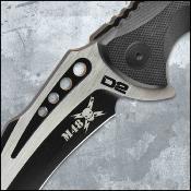 UC3602 Couteau M48 Steel Titan Karambit Pliant | Lame Acier D2 Two-Tone Hawkbill | Manche Plaquettes G10 Black | Liner Lock | Livraison Gratuite