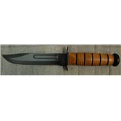 COUTEAU KA1217 Ka-bar USMC Fighter Plain edge knife Acier 1095 Made In USA - LIVRAISON Gratuite