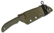 ATZ1842BGN Couteau de Cou Artisan Cutlery Sea Snake Od Green Lame AR-RPM9 Etui Kydex - Livraison Gratuite