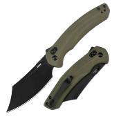 ATZ1882PBGN Artisan Simoon | Couteau Pliant Recoil Lock V2 | Lame Bowie AR-RPM9 PVD Green | Manche G10 Green - Livraison Gratuite