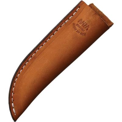 AZJWKR2LJB Couteau Anza LJ Bone Lame Acier Carbone Etui Cuir Made In USA - Livraison Gratuite