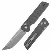 B2038V1 Couteau TENABLE Anomaly Lame Acier Nitro-V Stonewashed Manche Aluminium Gris Cross Bar Lock - Livraison Gratuite