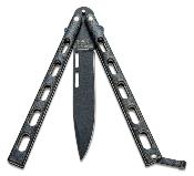 BC115GX Balisong Bear & Son Galaxy Butterfly Lame Acier Carbone 1095 Made USA - Livraison Gratuite