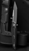 BRB280 Couteau Brous Blades Graviton Lame Tanto Acier D2 Manche G10 Noir USA - Livraison Gratuite