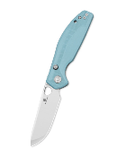 BTKMK12C1 Couteau Bestechman Angry Owl Grey Lame Acier D2 Satin Manche G-10 - Livraison Gratuite