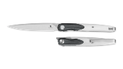BTKMK14A Couteau Bestechman Lanza Black&White Drop Point Acier 14C28N Manche G10 Sécurité Linerlock - Livraison Gratuite