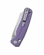BTKMK06M Bestechman Cicada’s Wing | Couteau Pliant EDC | Lame Acier 10Cr15MoV | Manche G10 Purple | Verrouillage B-Lock - Livraison Gratuite