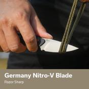 CIVC220271 Couteau CIVIVI SOKN Lame Nitro-V Acier Drop Point Manche G-10 Black Etui Kydex - Livraison Gratuite