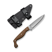 CIVC230782 CIVIVI MDRN Hunter C23078-1 – Couteau Fixe Drop Point | Lame Nitro-V Stonewashed | Manche G10 Brown Etui Kydex - Livraison Gratuite