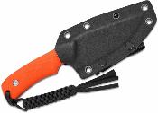 CIVC24058B1 Couteau CIVIVI Gander Clip Point Lame Acier 14C28N Manche G10 Orange Housse Kydex - Livraison Gratuite