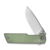 CIVC250351 — Couteau de poche CIVIVI Zygon Lame Acier Nitro-V Drop Point Satiné Manche G10 Naturel Top Crossbar Lock Livraison Gratuite