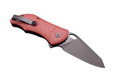 CMB05R Couteau CMB Made Knives Hippo Red Lame Acier D2 IKBS - Livraison Gratuite