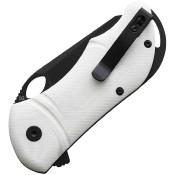 CMB05W Couteau CMB Made Knives Hippo White Lame Acier D2 IKBS - Livraison Gratuite