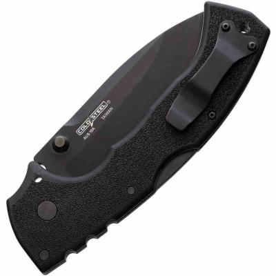 CS62RQBKBK Couteau Cold Steel 4-Max Scout | Lame Drop Point Acier AUS-10A | Manche Griv-Ex & Tri-Ad Lock - Livraison Gratuite