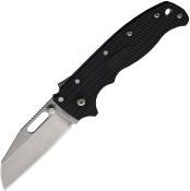 DEMAD205F25 — Couteau Demko AD 20.5 Lame Acier D2 Wharncliffe SW Manche Grivory Noir Shark-Lock - Livraison Gratuite