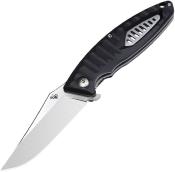 DFA105701 Couteau Diafire Regatta Clip Point Acier AUS-10A Manche G10 Sécurité Linerlock - Livraison Gratuite