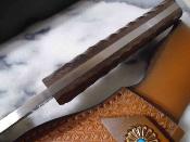 ERFIX126 Elk Ridge - Couteau Kukri Manche Bois Lame Acier Inoxydable Kukri Étui Cuir - Livraison Gratuite