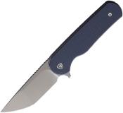 FF012BU Couteau Ferrum Forge Zelex Blue Lame Acier D2 Tanto - Livraison Gratuite