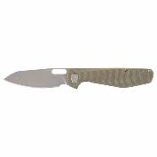 G1068145 Gerber Slimsada – Couteau Pliant Lame Acier D2 Drop Point Stonewash, Manche Micarta Olive, Frame Lock – Livraison Gratuite