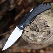 G2009292 GERBER Forefront Lockback Black Couteau Lame Acier 420HC Spear Point Manche Nylon Noir USA - Livraison Gratuite