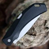 G2009292 GERBER Forefront Lockback Black Couteau Lame Acier 420HC Spear Point Manche Nylon Noir USA - Livraison Gratuite