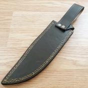 HR805 Hen & Rooster – Couteau Fixe Bowie | Lame Acier 440 Satinée | Manche Bois de Cerf | Étui Cuir - Livraison Gratuite
