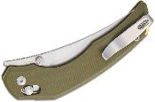 J1955GN Couteau CJRB Nanner Lame Persian Acier AR-RPM9 Manche G10 Green Ball Bearing Crossbar - Livraison Gratuite 