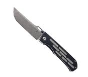 K1041A6 Couteau Kansept Reedus Black, Gray Titanium Lame Acier Damas IKBS - Livraison Gratuite 