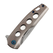 K2065A5 Kansept Cassowary – Couteau Pliant Lame CPM-S35VN Satin – Manche Titane Bronze Anodisé – Frame Lock - Livraison Gratuite