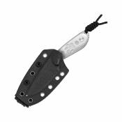 KI1081A4 Couteau Kizer Cutlery BUDDY Lame Drop Point Acier AEB-L Manche Acrylique Transparent Etui Kydex - Livraison Gratuite