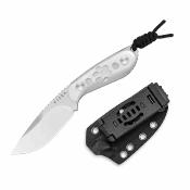 KI1081A4 Couteau Kizer Cutlery BUDDY Lame Drop Point Acier AEB-L Manche Acrylique Transparent Etui Kydex - Livraison Gratuite