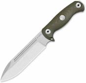 KI1103A1 Kizer Drop Bear Fix 7 | Lame Acier AEB-L | Manche Micarta Vert | Étui Kydex Rotatif - Livraison Gratuite