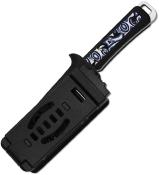KI1108A6 Couteau Kizer Whiskey Jack Lame Acier AEB-L Manche Noir G10 Lame Fixe Housse Kydex - Livraison Gratuite 