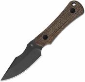 KI1122A1 Couteau Kizer Bone | Lame Acier CPM 3V Matte DLC | Manche Micarta Norplex Ultrex | Housse Kydex - Livraison Gratuite