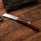 KO02590 Okapi Biltong – Couteau Pliant | Lame N690 Inox | Manche Bois Stabilisé | Slip Joint South Africa - Livraison Gratuite