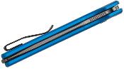 KS7038BLU Couteau Automatique Kershaw Launch Iridium Lame MagnaCut – Manche aluminium bleu – Push Button USA - Livraison Gratuite