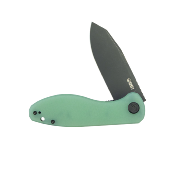 KUB358Q Couteau pliant Kubey Master Chief | Lame Clip Point acier 14C28N Blackwash | Liner Lock | Manche Jade G10 – Livraison Gratuite
