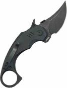 KUB440F Couteau Pliant Kubey Jaw Pikal Karambit Lame Acier 14C28N Manche G-10 Noir Liner Lock - Livraison Gratuite