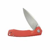 KUB901V Kubey Calyce – Couteau Pliant EDC | Lame Drop Point Acier 14C28N | Manche G10 Rouge | Liner Lock | IKBS - Livraison Gratuite
