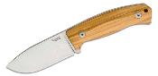 LSTM2MUL Couteau LionSteel M2 Hunter Lame Acier M390 Bois Olive Etui Cuir Made Italy - Livraison Gratuite