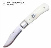 NMB2527CB North Mountain Blade Lanny Plus – Couteau Pliant Slipjoint Lame SLD-Magic – Manche Os Blanc – Livraison Gratuite